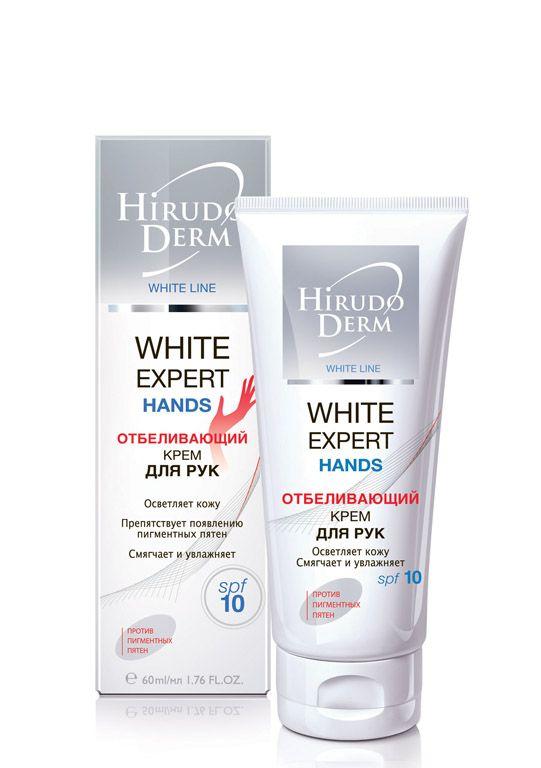 Hirudo Derm, WHITE EXPERT HANDS отбеливающий крем для рук из серии White Line, 60 мл_60057fb8366e0.jpeg